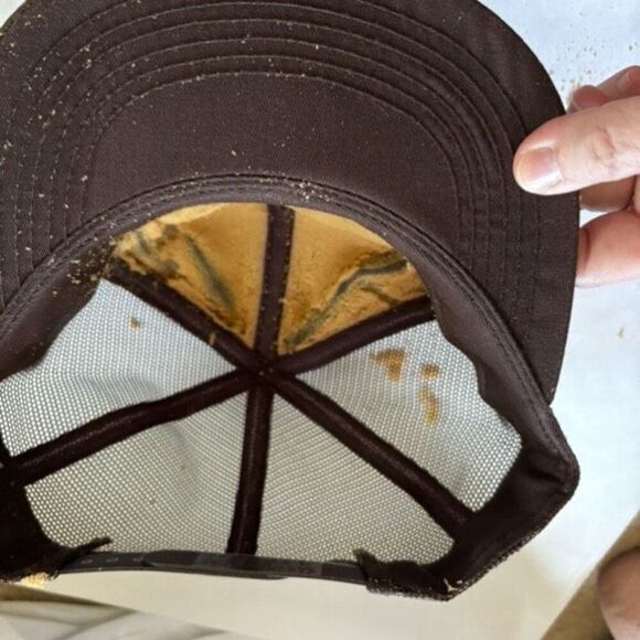 Hallstrom Vintage SnapBack Mesh Back Trucker Hat New-Foam Damaged Inside - Picture 5 of 6